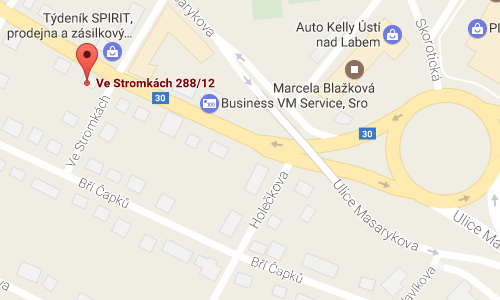Naše poloha na mapě